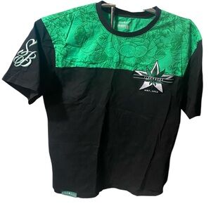 Starbuds Black and Green Short Sleeve Tee